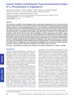 Genetic Enablers Underlying the Clustered Evolutionary Origins of