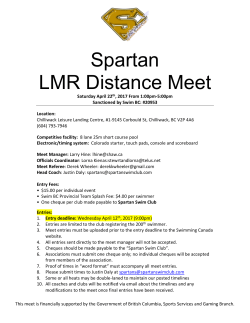 Spartan LMR Distance Meet