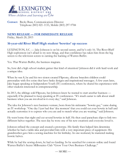 16-year-old River Bluff High student `bowties` up success