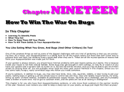 Chapter NINETEEN - Friendly Aquaponics