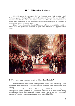 H I &ndash; Victorian Britain