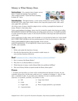 Money is What Money Does