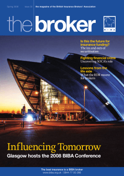 The Broker Magazine &ndash; Spring 2008