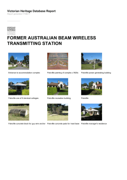 FORMER AUSTRALIAN BEAM WIRELESS TRANSMITTING STATION