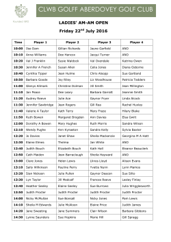CLWB GOLFF ABERDOVEY GOLF CLUB