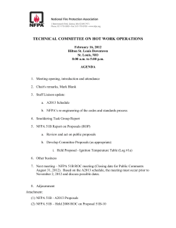 technical committee on hot work operations