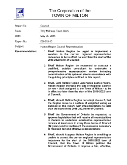 ES-015-15 Regional Council Representation