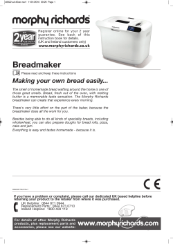 Breadmaker - Morphy Richards