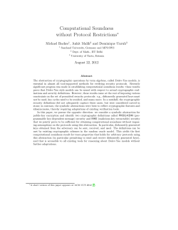 Computational Soundness without Protocol Restrictions