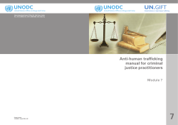 Module 7 - United Nations Office on Drugs and Crime