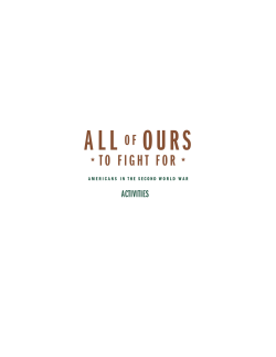 Activities - Ours To Fight For