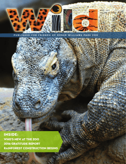 INSIDE: - Roger Williams Park Zoo