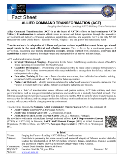 allied command transformation (act)