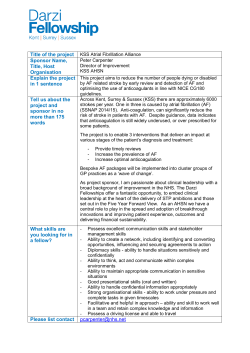 KSS Atrial Fibrillation Alliance