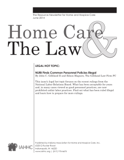 NLRB Finds Common Personnel Policies Illegal