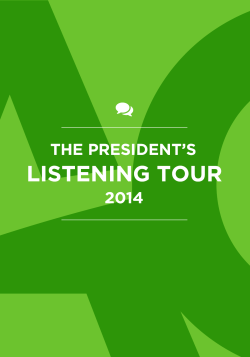 Listening Tour Final Report