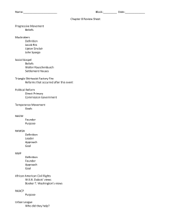 Block:______ Date:______ Chapter 8 Review Sheet