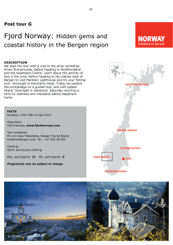 Fjord Norway: Hidden gems and coastal history in the