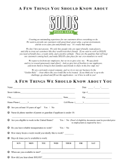 a few things you should know about a few things