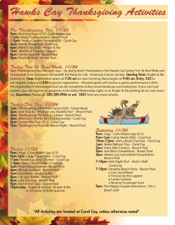 Thanksgiving 2016 activities