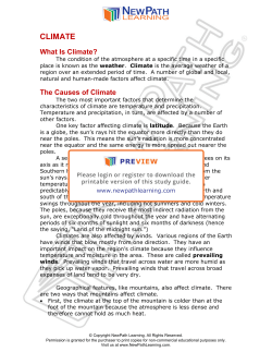 Climate - NewPath Learning