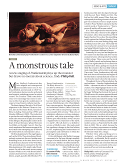 A monstrous tale
