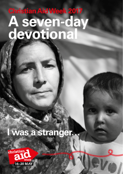 A seven-day devotional