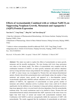 Effects of Acetazolamide Combined with or without NaHCO3 on