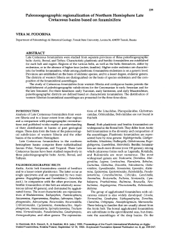 Paleozoogeographic regionalization of Northern Hemisphere Late