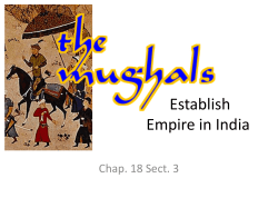 Mughals Establish Empire in India