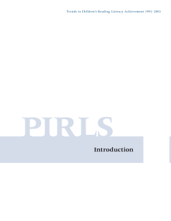 - TIMSS and PIRLS