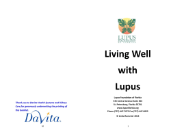Living Well With Lupus - Lupus Foundation