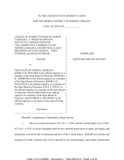 Complaint - Common Cause