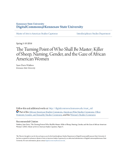 The Turning Point of Who Shall Be Master: Killer of Sheep, Naming