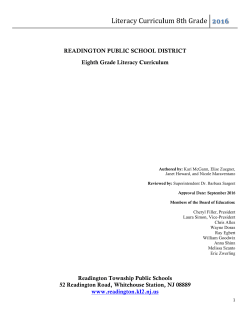 4.04c Grade 8 Literacy 2016 NJSLS