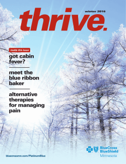 got cabin fever? - Blue Cross and Blue Shield of Minnesota