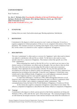 contentment - Erasmus Universiteit Rotterdam
