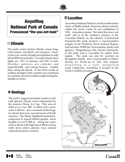Auyuittuq Auyuittuq National Park of Canada