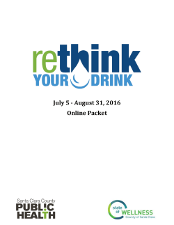 July 5 - August 31, 2016 Online Packet