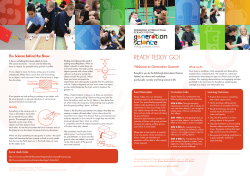 ready teddy go! - Edinburgh International Science Festival