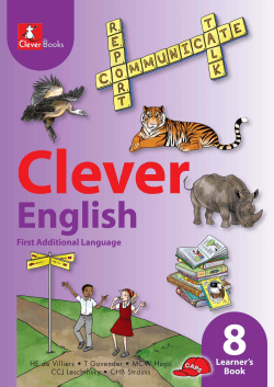 Clever English First Additional Language Grade 8 Learner`s Book