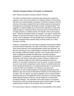 Towards a European History of Concepts
