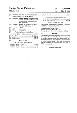Process for the manufacture of phosphorus pentachloride