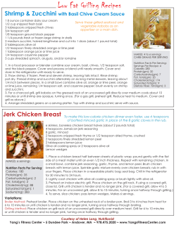 Low Fat Grilling Recipes