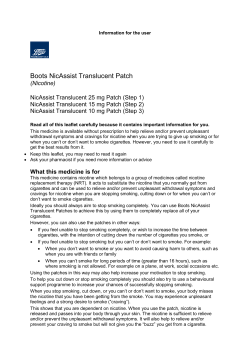 Boots NicAssist Translucent Patch