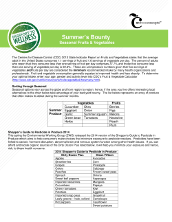 Summer`s Bounty