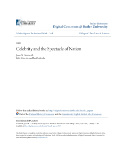 Celebrity and the Spectacle of Nation