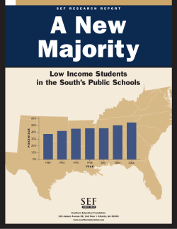 the report - Southern Education Foundation