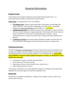 General Information - The Quarry at Crystal Springs