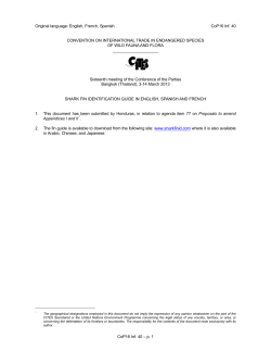CoP16 Inf. 40 – p. 1 Original language: English, French, Spanish